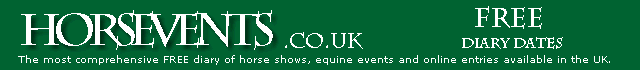 Horsevents.co.uk - The most comprehensive FREE diary of horse shows, equine events and online entries available throughout the UK.